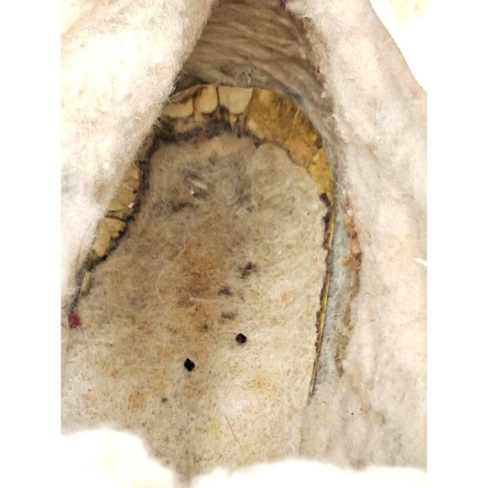 VIntage Yodelers Boots Womens Size 9 Apres Snow Winter Blue Suede Fleece Faux Fu - Picture 15 of 16